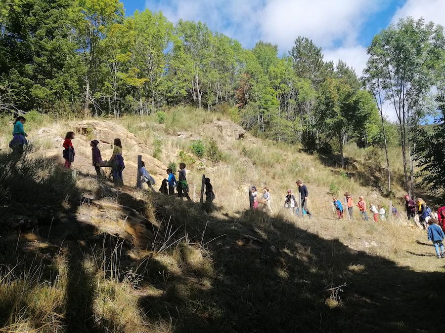 Les enfants en randonnée