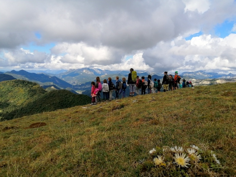 Randonnée avec les enfants au Mont Chauvet