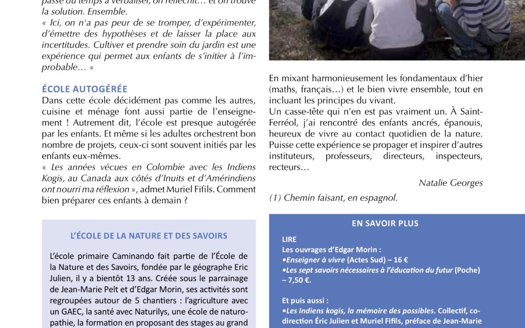 Article sur Caminando dans le magazine Rebelle-Santé 212 (2/2)